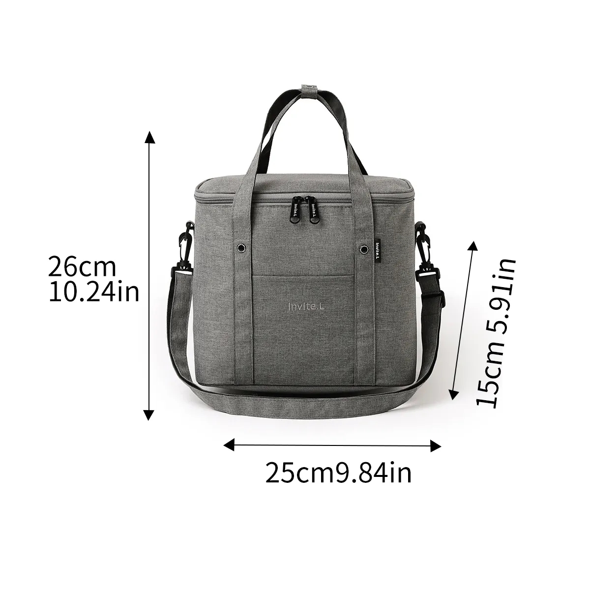 Insulated Oxford Lunch Tote With Leakproof Liner 6