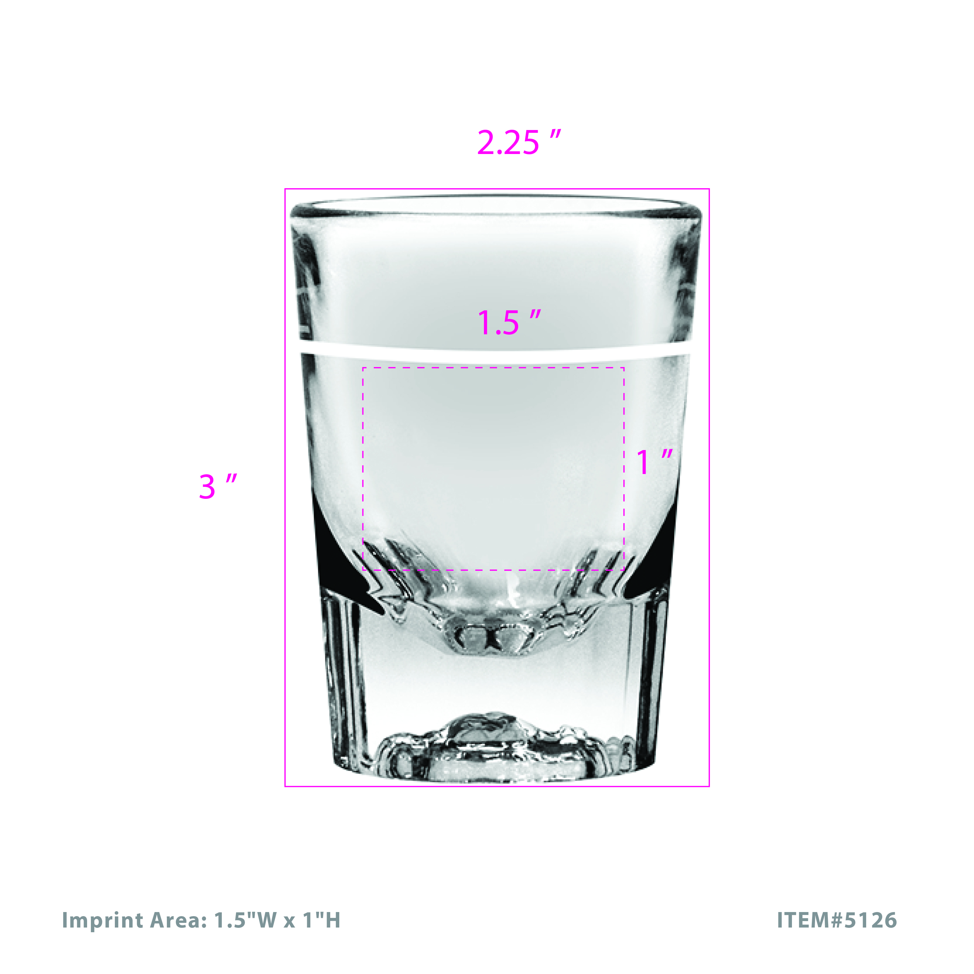 Libbey Marked Shot Glass 4