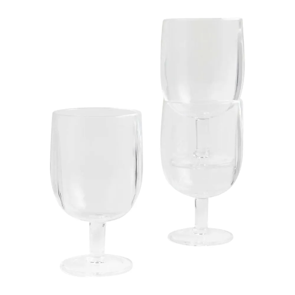 8oz. Acrylic Stacking  Wine Glass 8