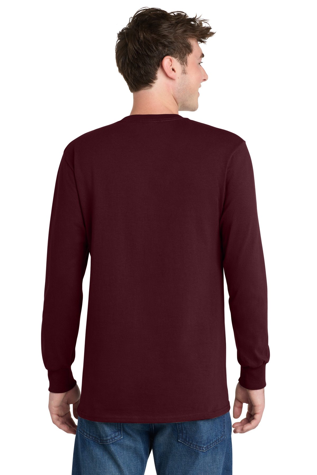 Port & Co Tall Long Sleeve Essential Tee. PC61LST 157