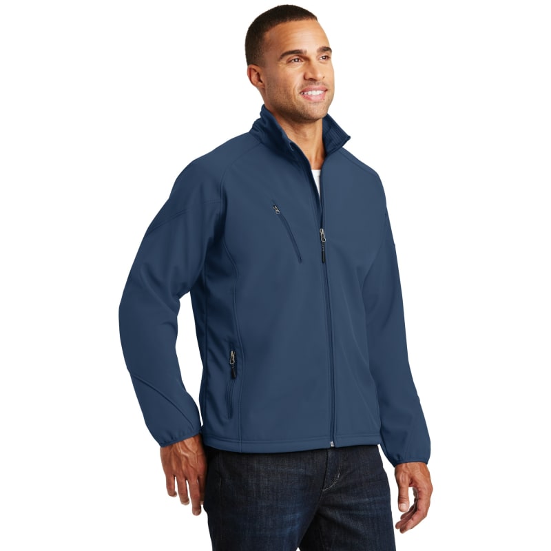 Port Authority Textured Soft Shell Jacket. 2