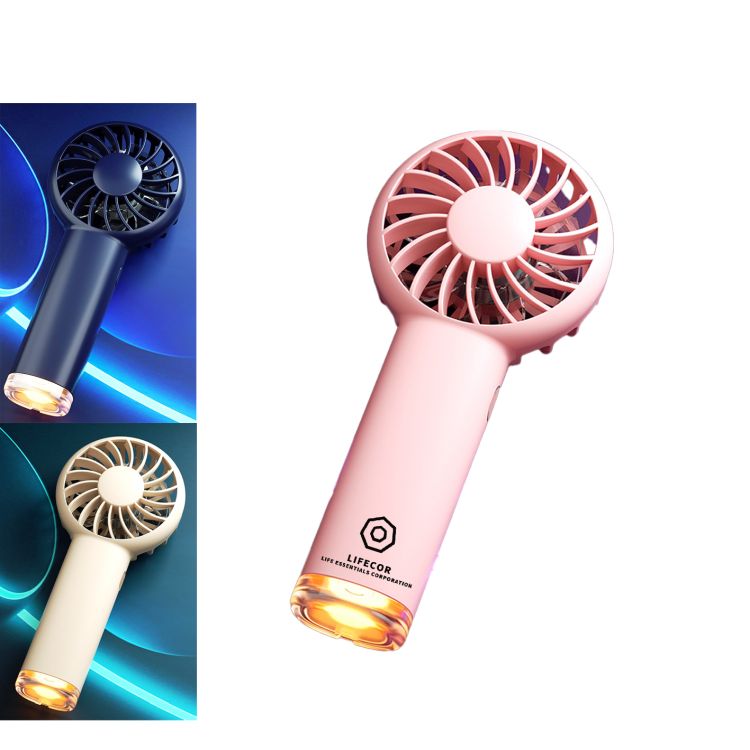 Rechargeable Personal Mini Fan with Light 3