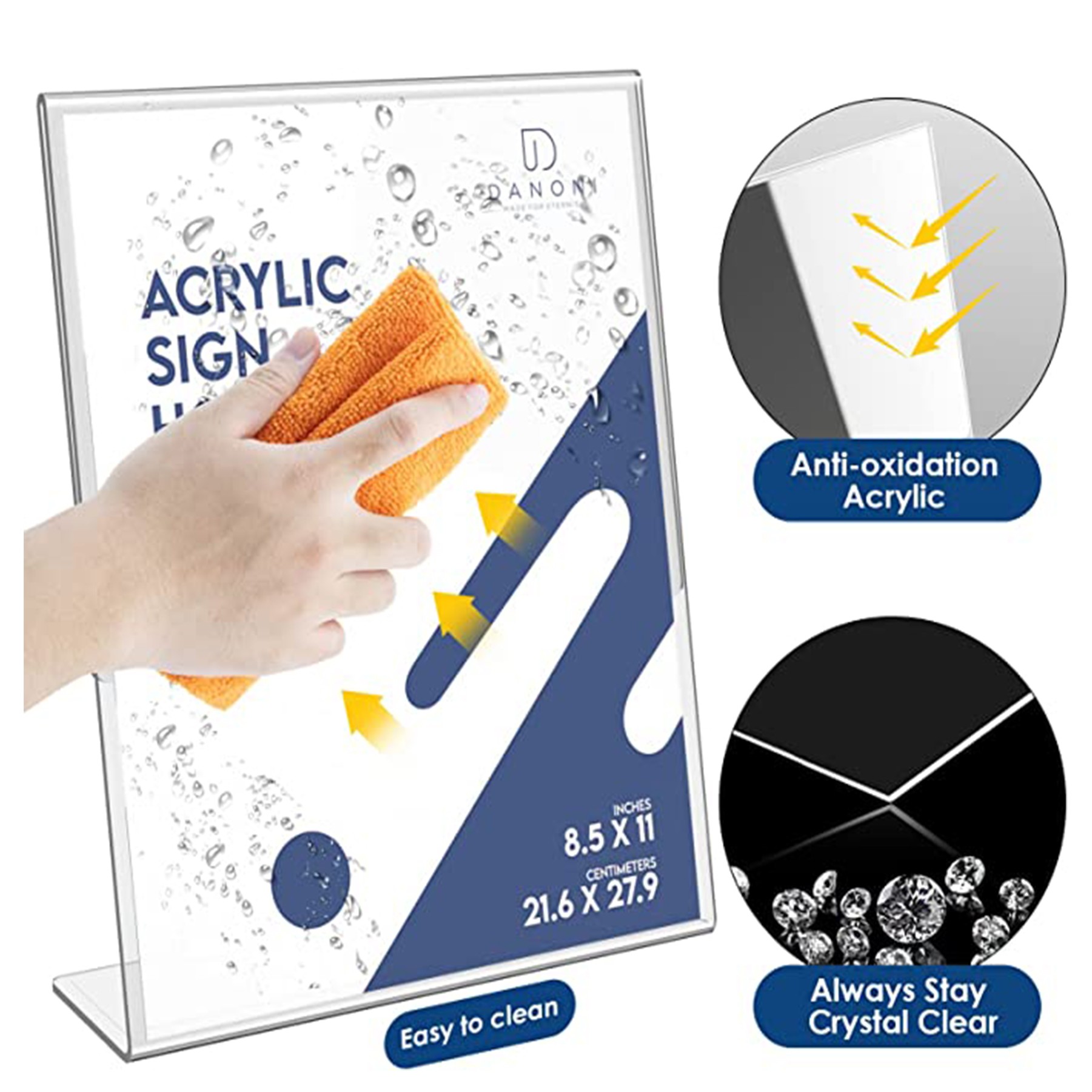 Transparent Acrylic Sign Stand 1