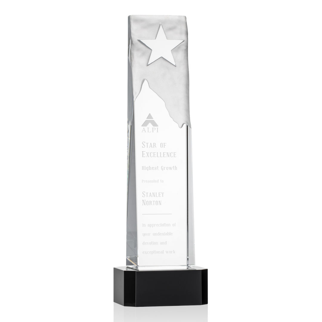 Stapleton Star Award on Base - Black 2