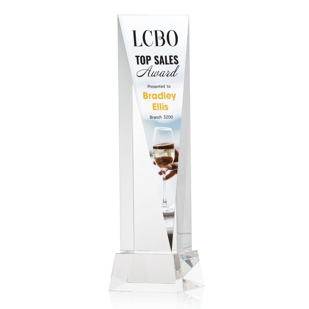 Easton VividPrint™ Award on Base - Clear 4