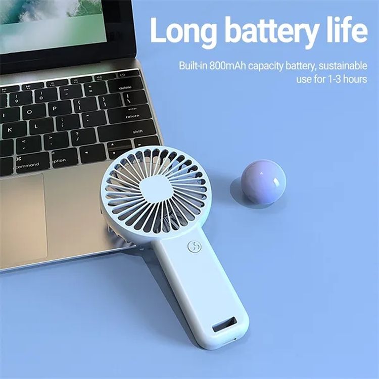 3 Speeds Mini Usb MuteProtable Pocket Handheld Travel Fan 2