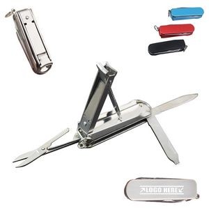 Straight Bar Nail Clippers With Bottle Opener Key Ring 13