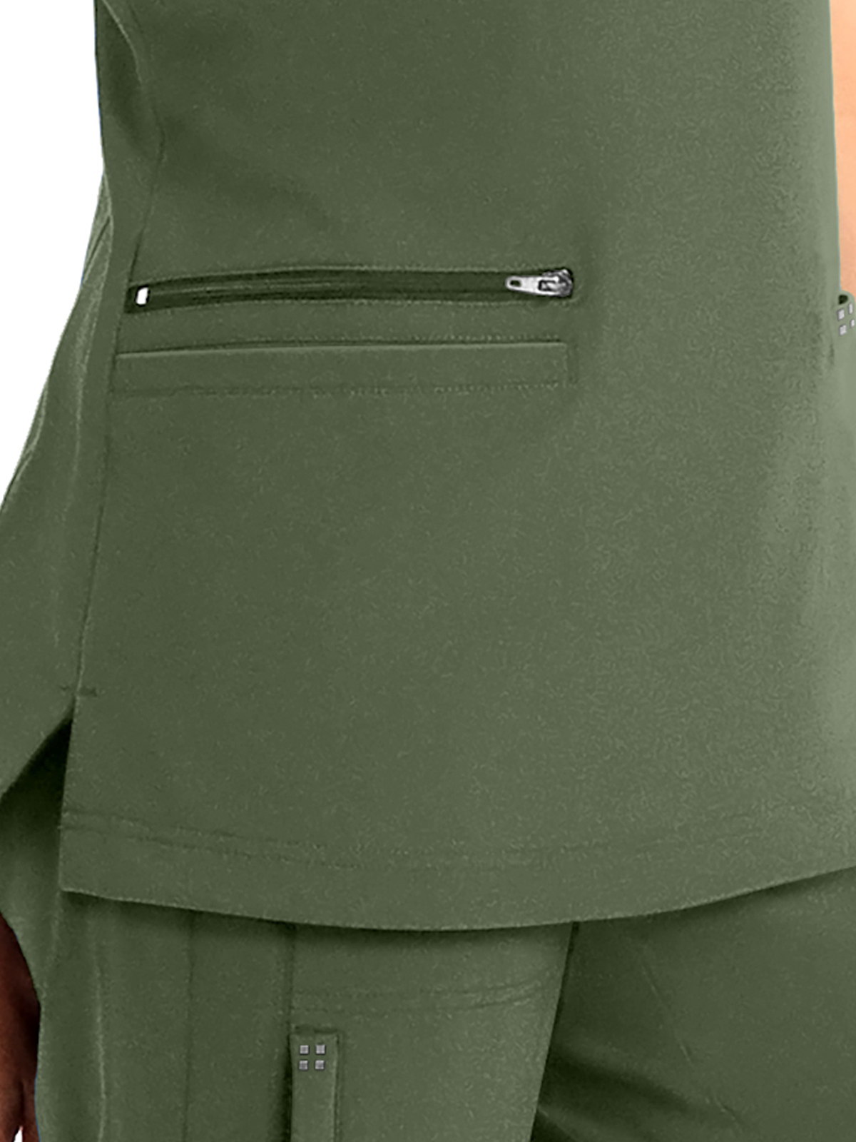 White Cross - CRFT - Women's Three-Pocket V-Neck Top 14