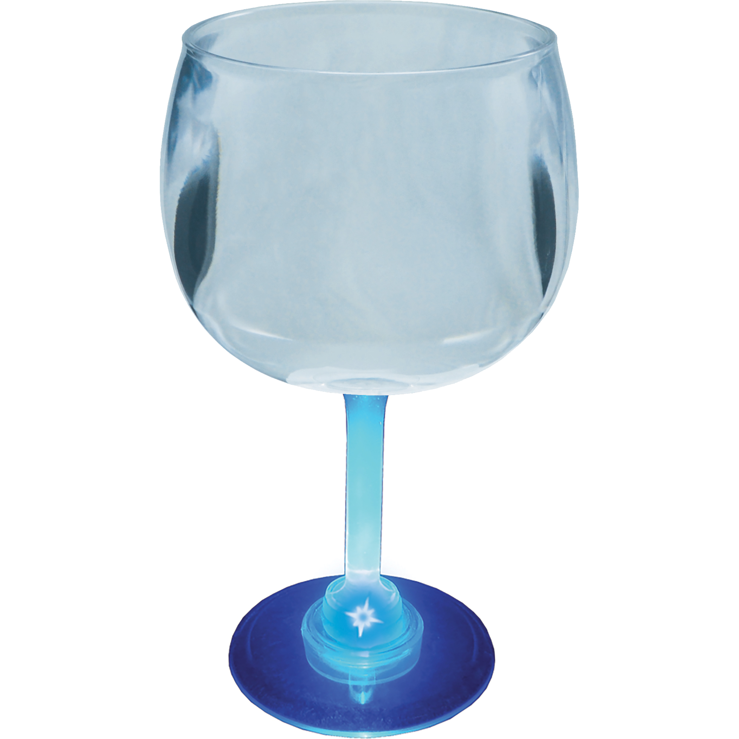 12oz Light Up Standard Stem Plastic Wine Goblet 4