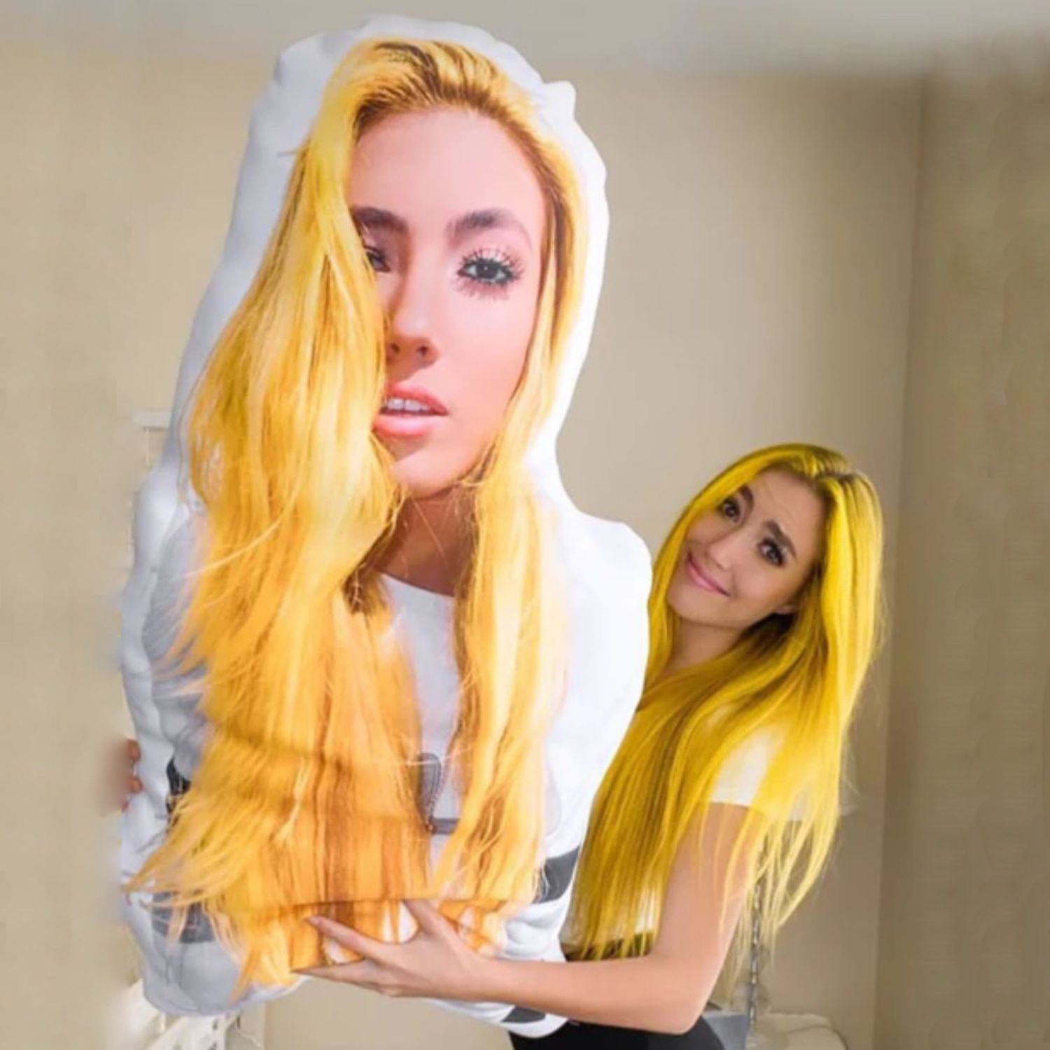 60" USA Made Human Size & Shape Sublimation Pillow Full Color 6