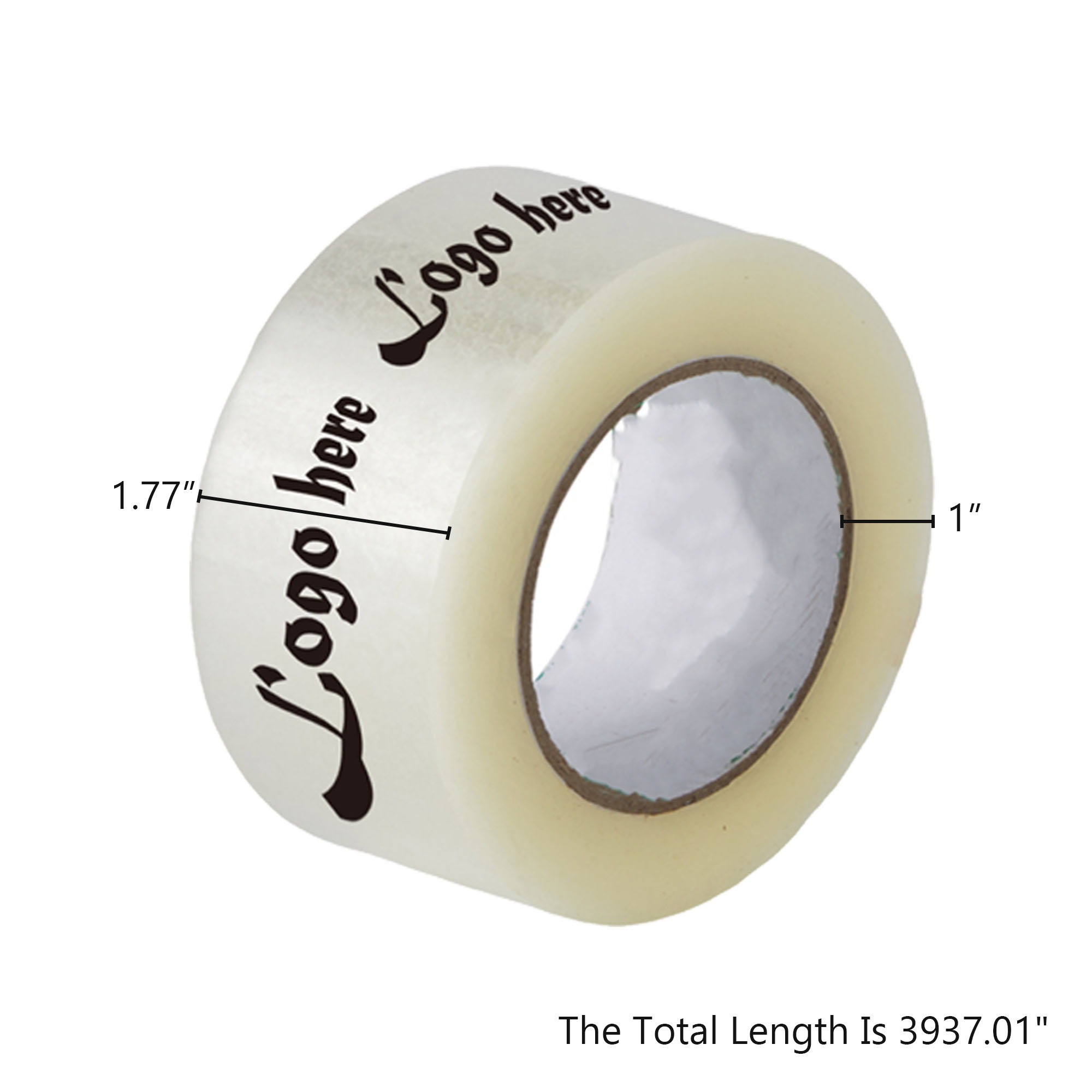 MOQ50 Customized Logo Transparent Tape 3