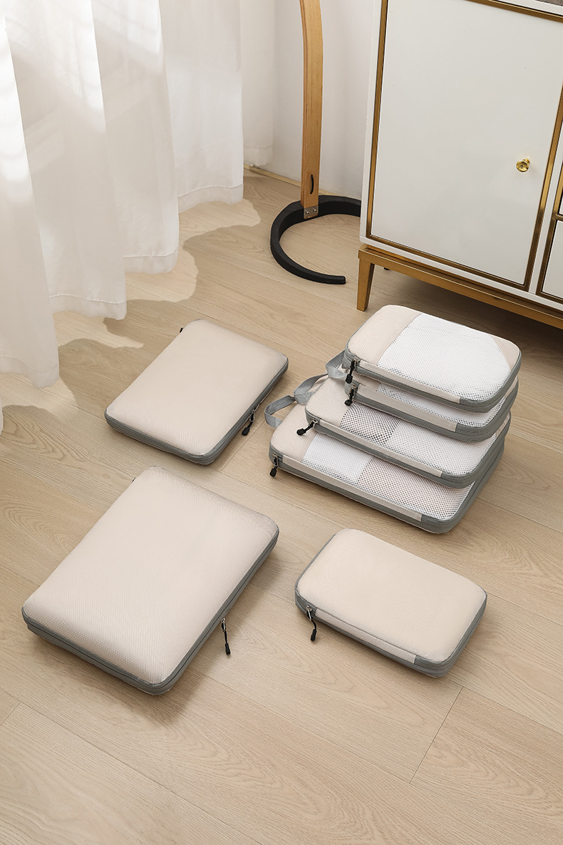 4-Piece Deluxe Compression Packing Cubes Travel 4