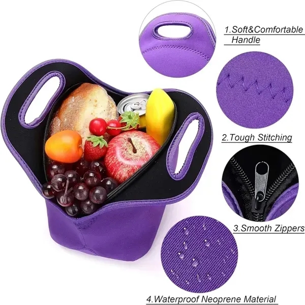 Insulated Neoprene Lunch Bag 11