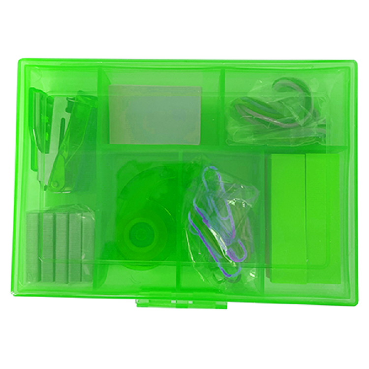 Back To School / Office Kit With Stapler, Staples, Sticky Notes, Rubber Bands, Paper Clips, And Tape 17