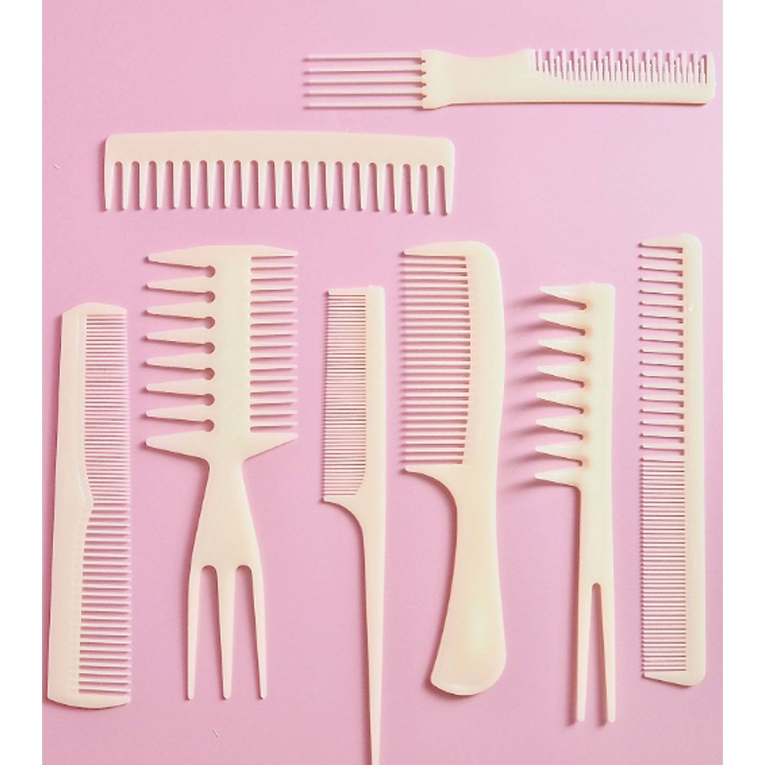 8pcs Professional Hair Styling Comb Set 4