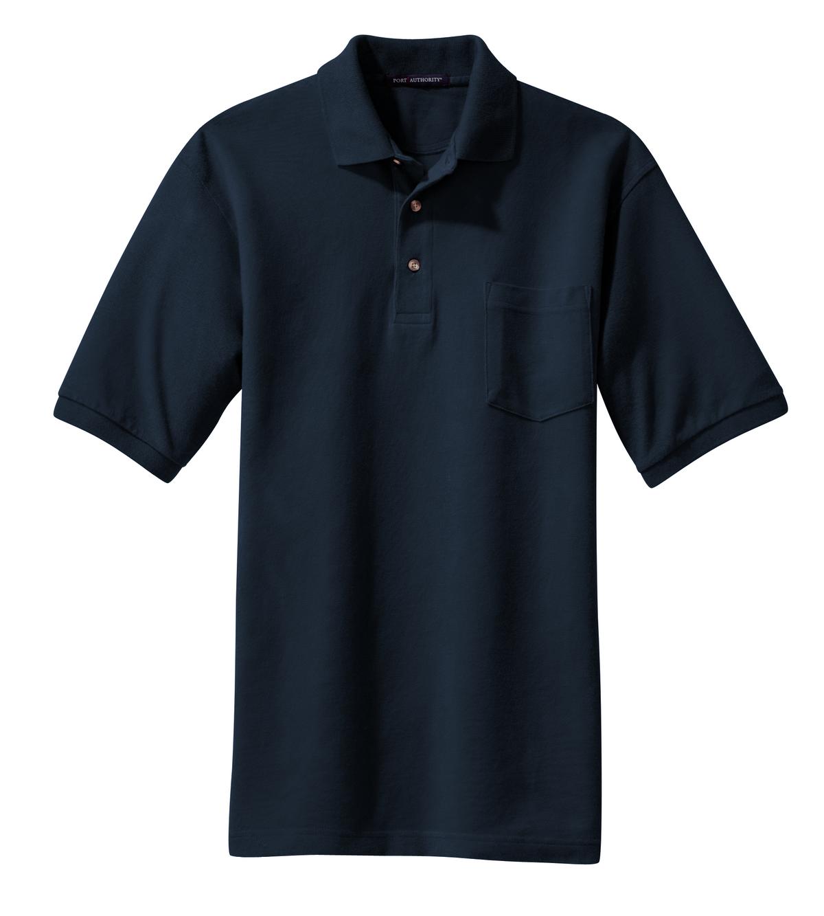 Port Authority Heavyweight Cotton Pique Polo with Pocket. K420P 8