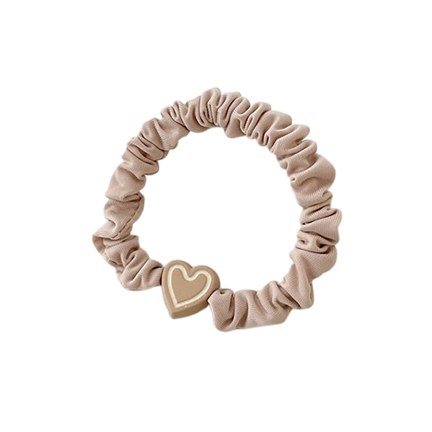 Women'S High Elastic Durable Heart Hair Tie 3