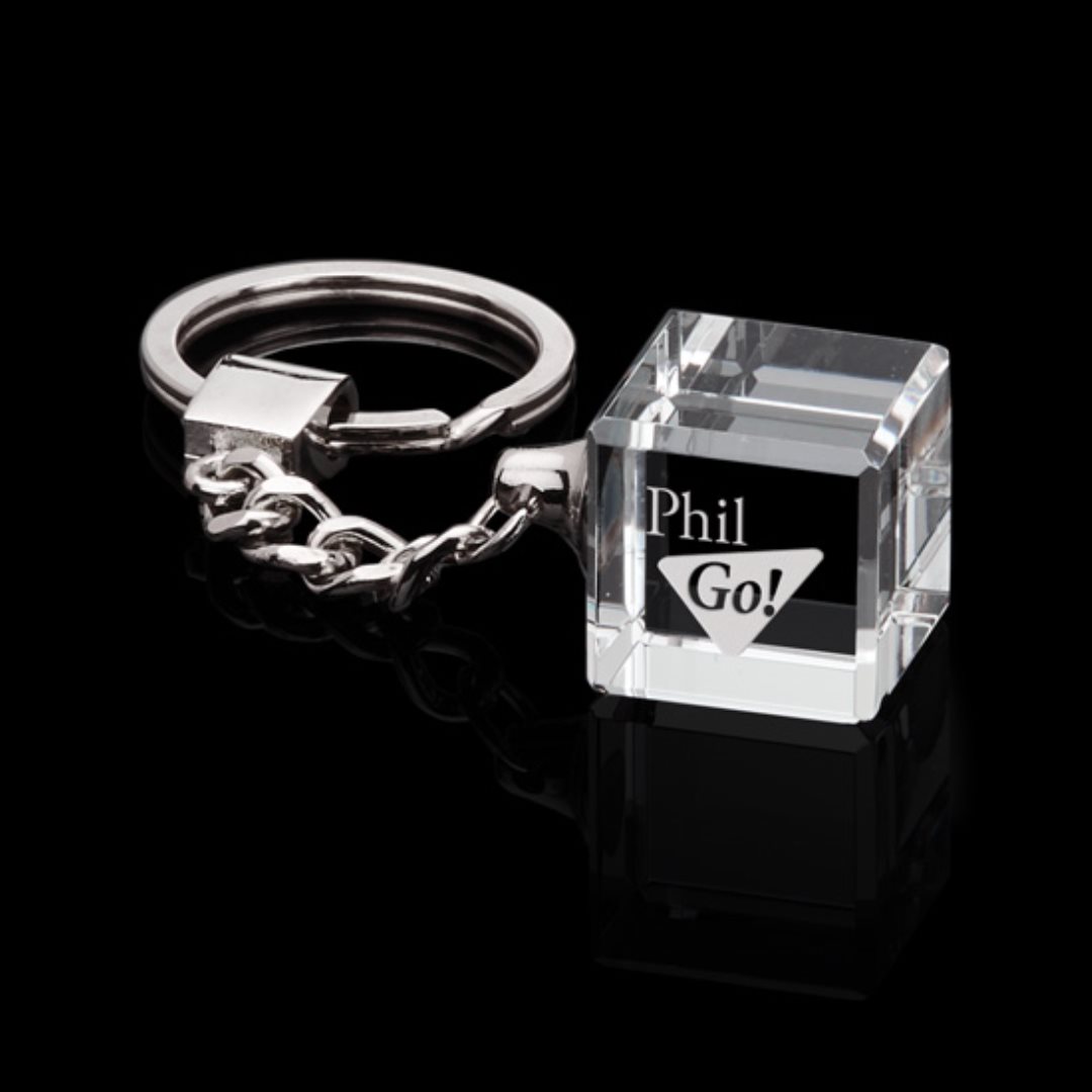 Optical Key Chain - Cube 1