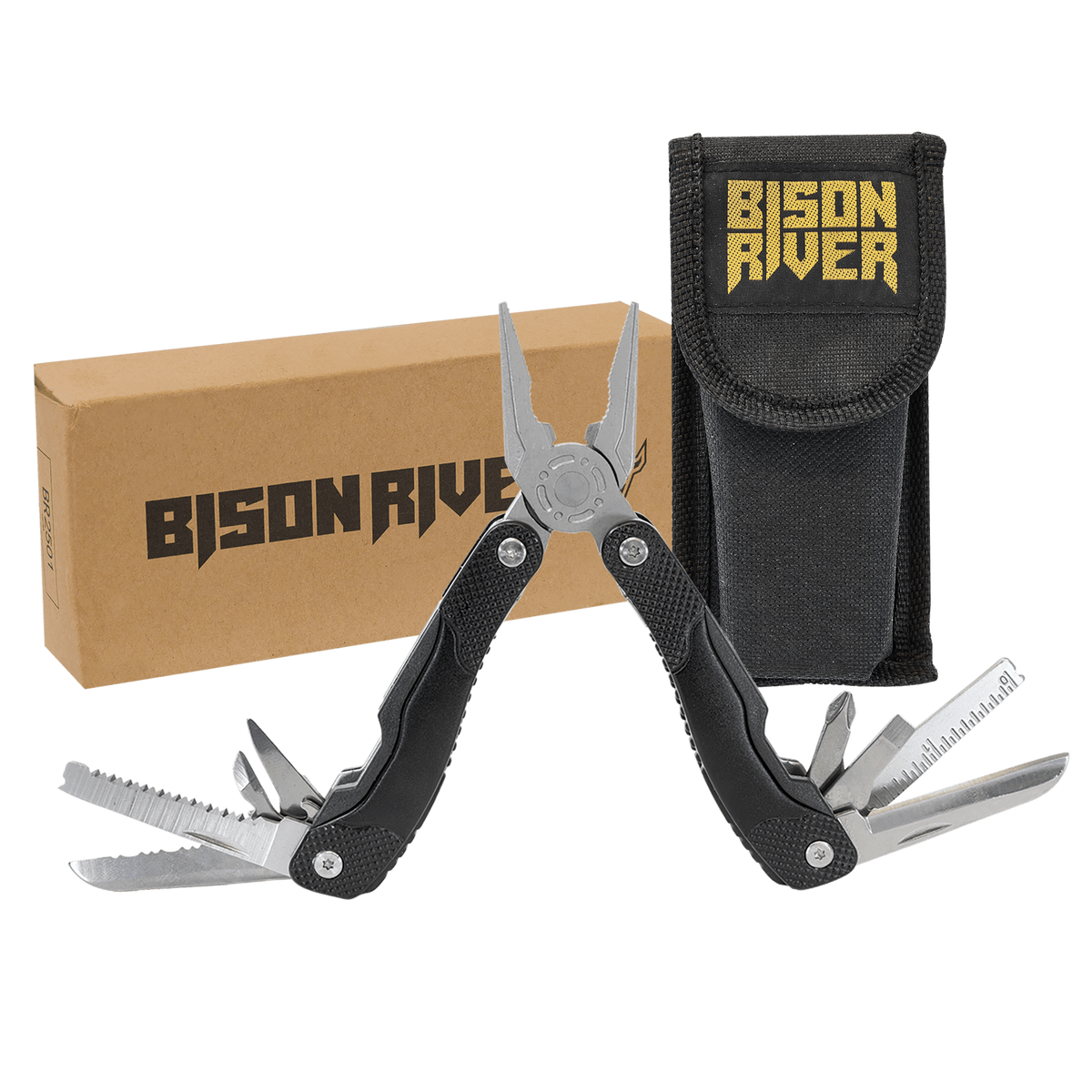 4" Black Multi Tool with Nylon 3