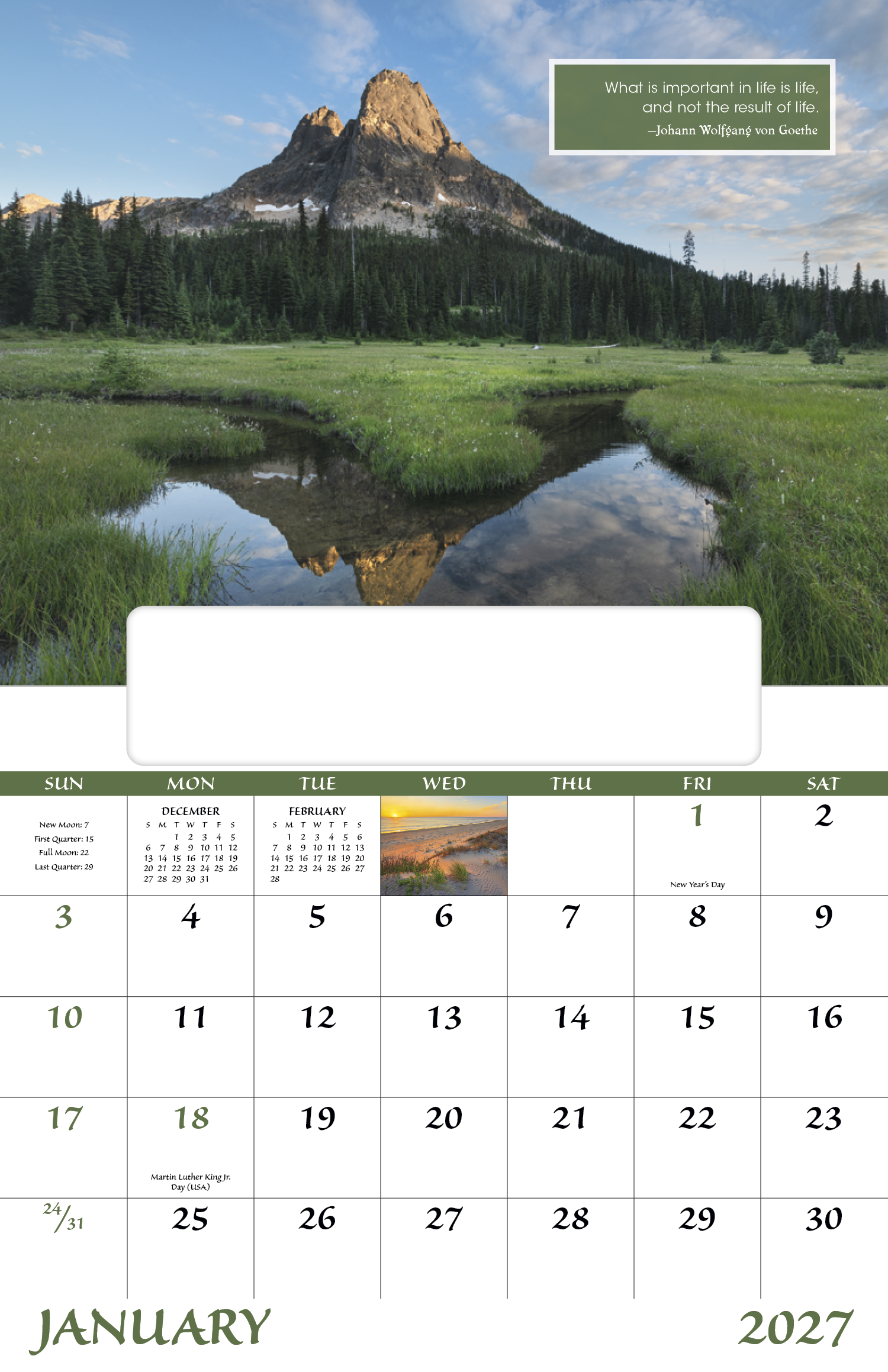 Good Value™ Inspirations for Life - Window Calendar 25