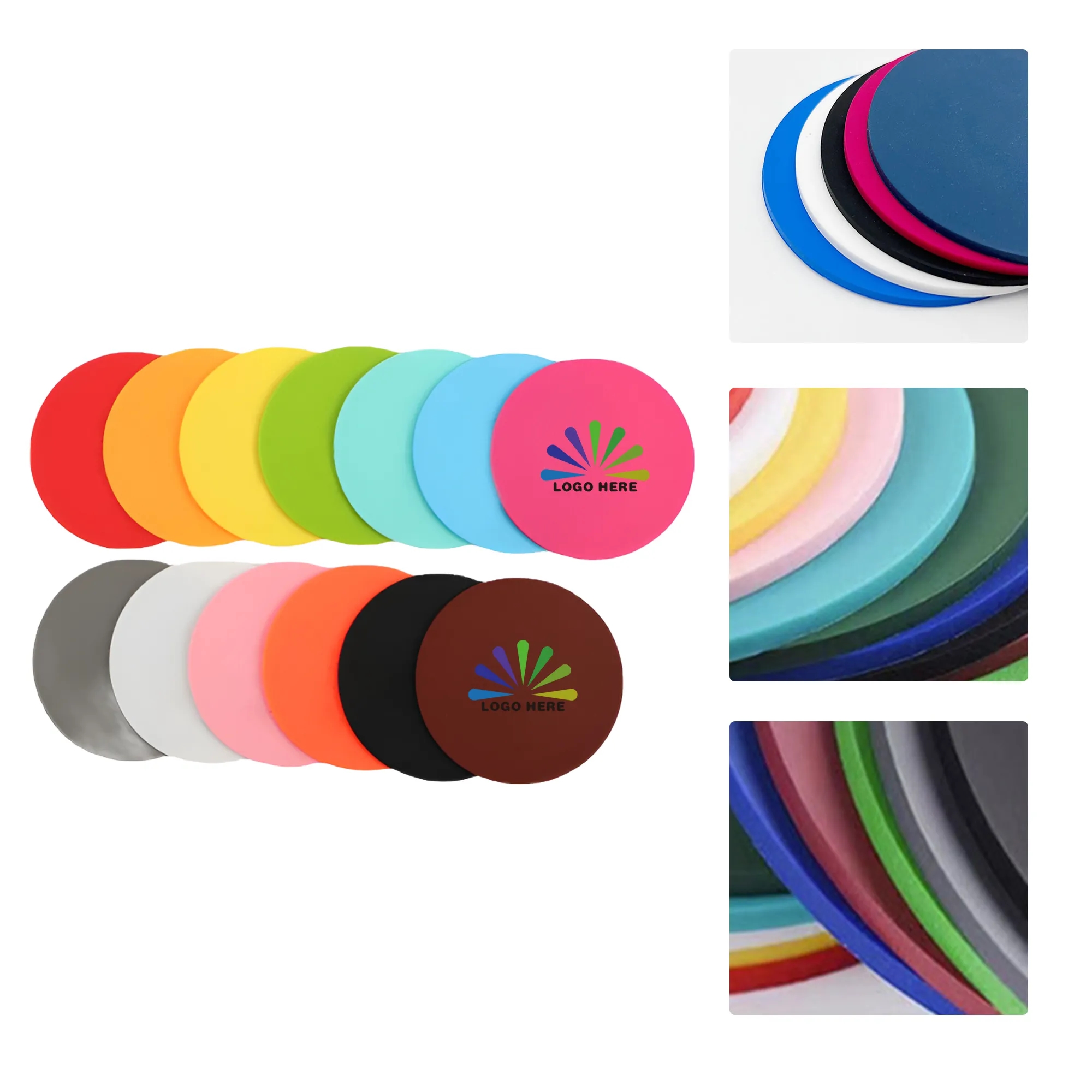 Custom PVC Non Slip Coaster 3