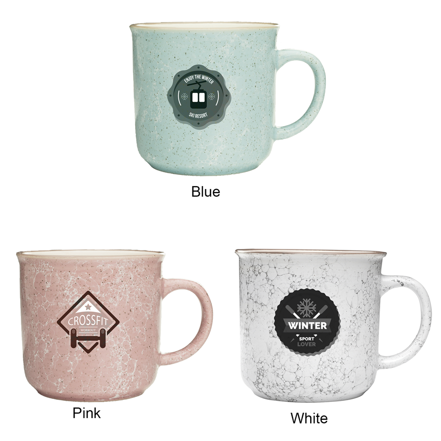 13 oz. Marble Campfire Custom Coffee Mug 5
