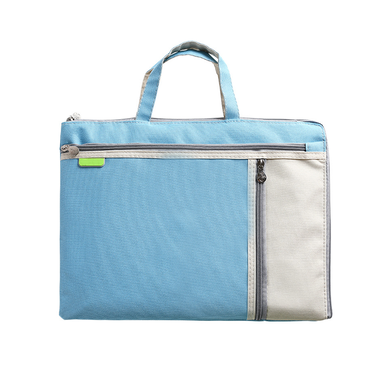Cute Color A4 File Bag Zipper Large Capacity Portable 4