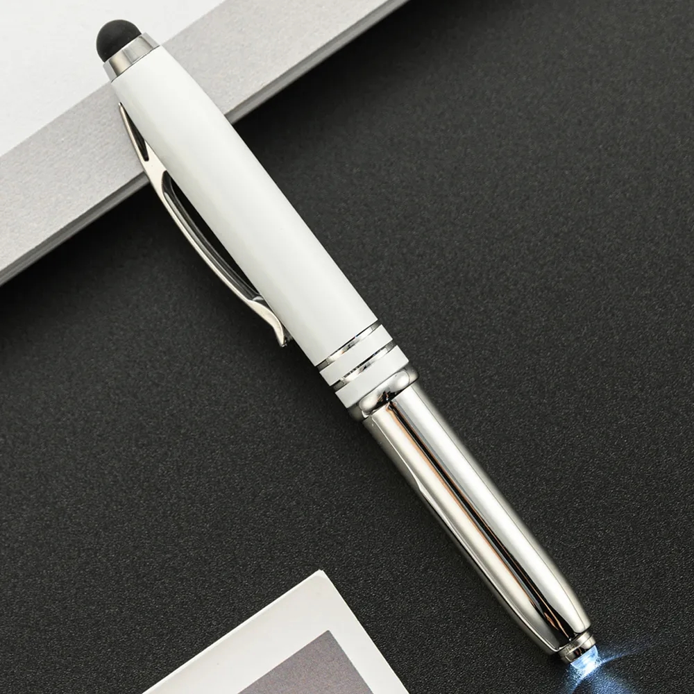 3 in 1 Metal Pen with Stylus and LED Flashlight 3