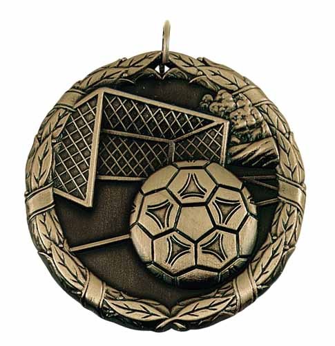Soccer XR200 Series Medal, 2" 2