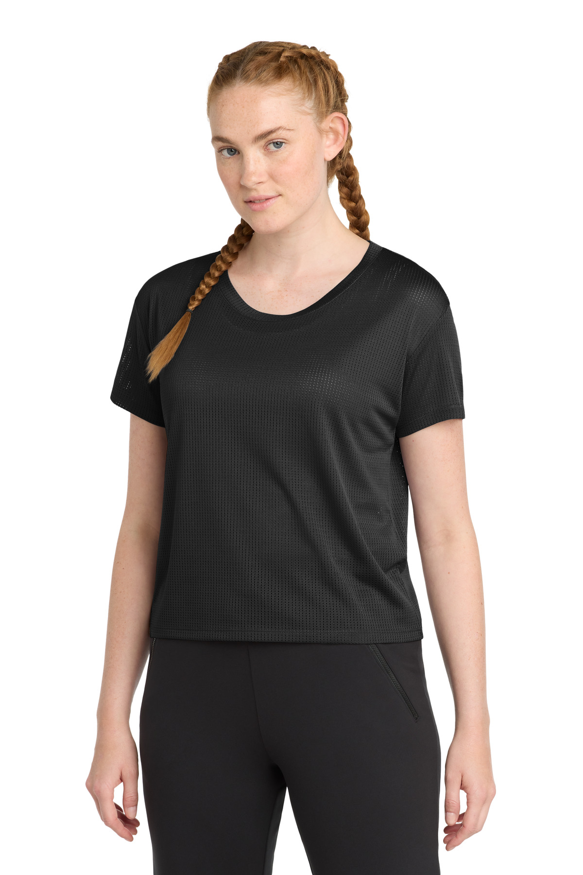 Sport-Tek Women's PosiCharge Draft Crop Tee. LST411 5