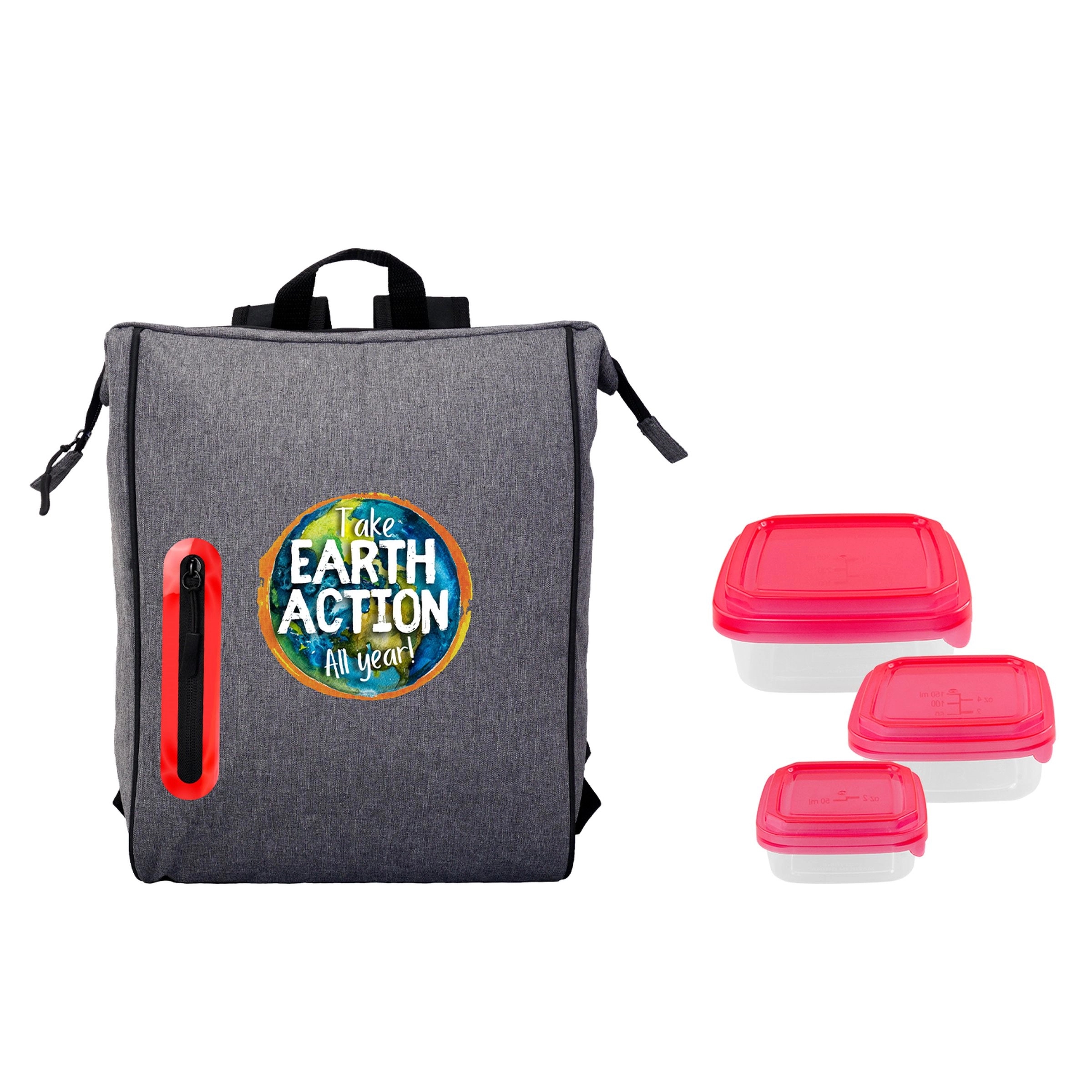 Portion Control Oval Lunch Cooler 8