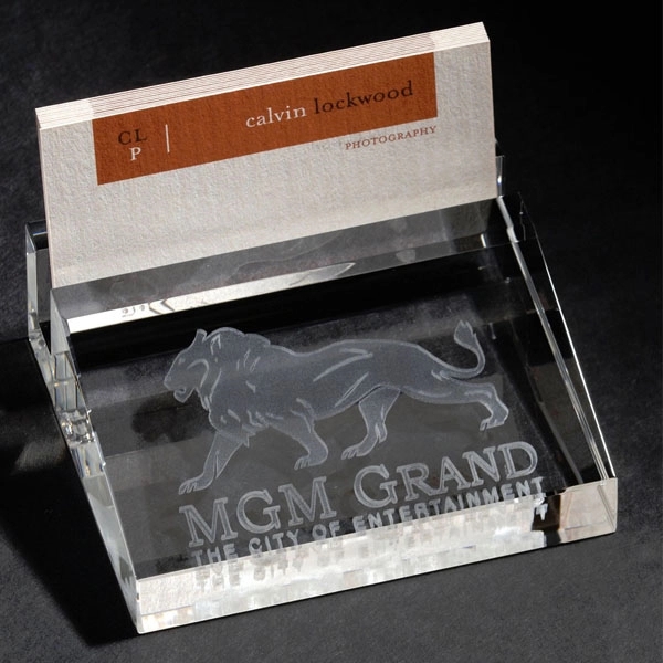 Crystal Business Card Holder 7