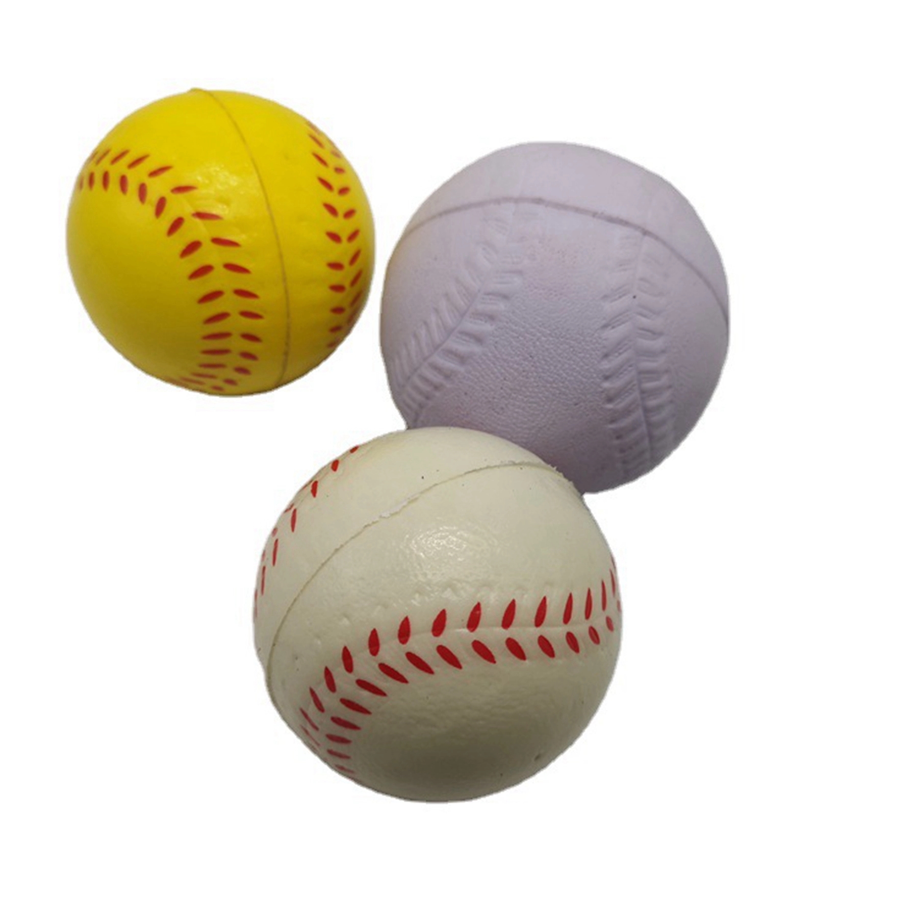 Baseball Shaped Soft PU Foam Stress Ball 11