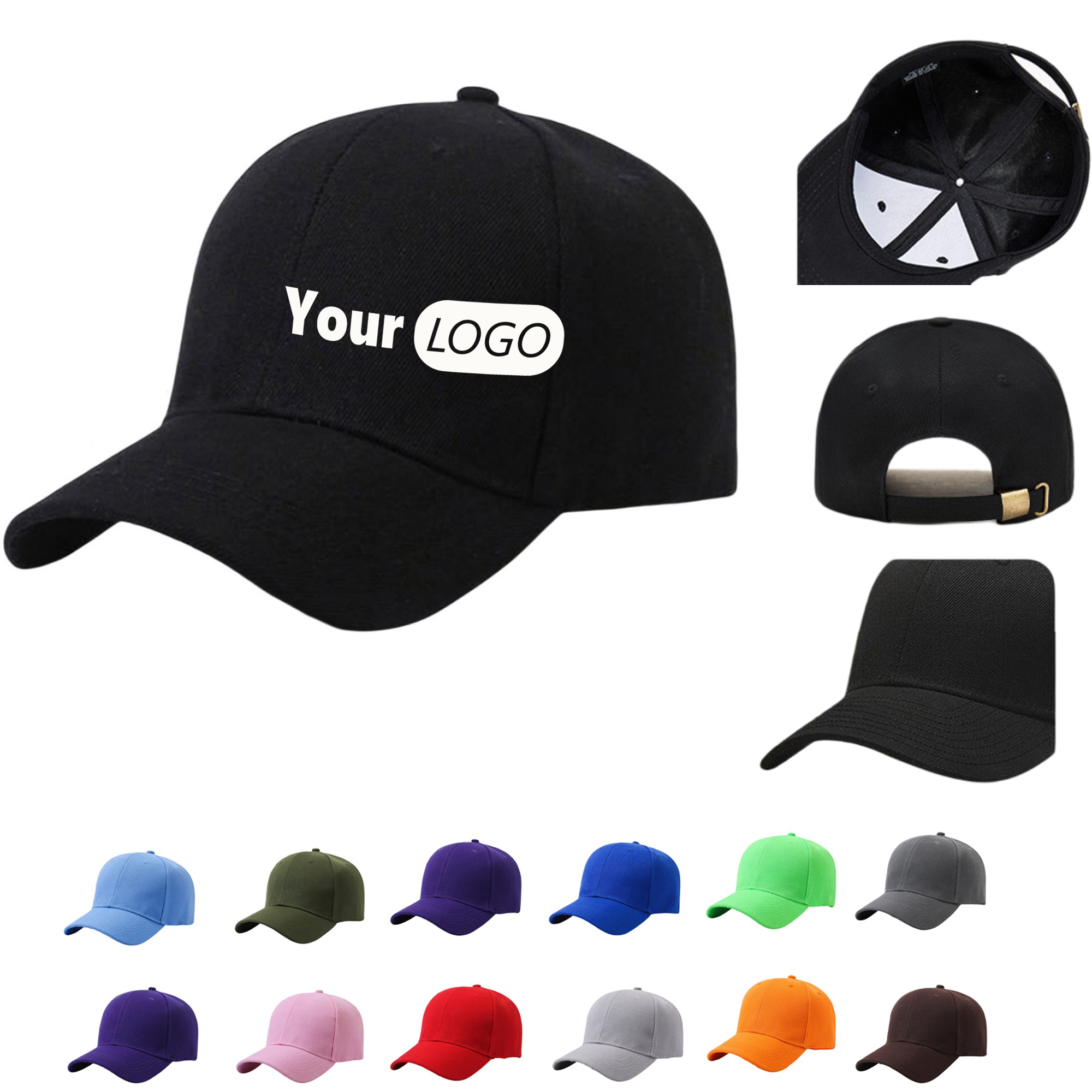 Customized Sports Breathable Baseball Cap 3