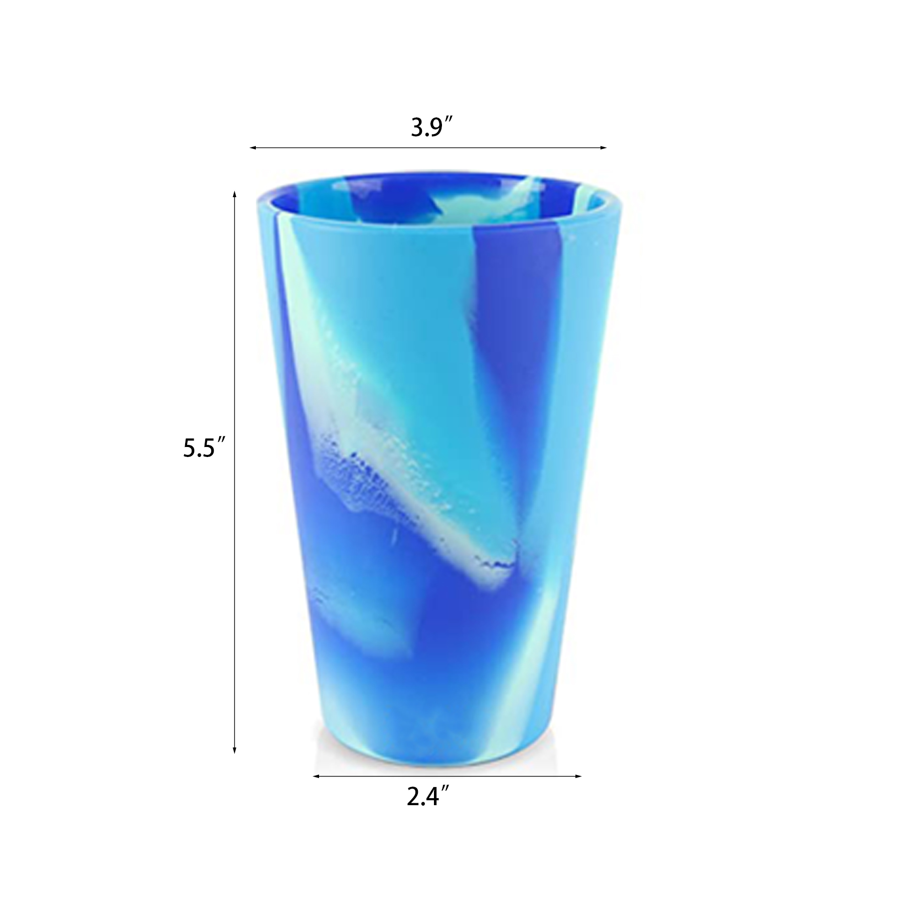 16oz Custom Silicone Pint Glass 3
