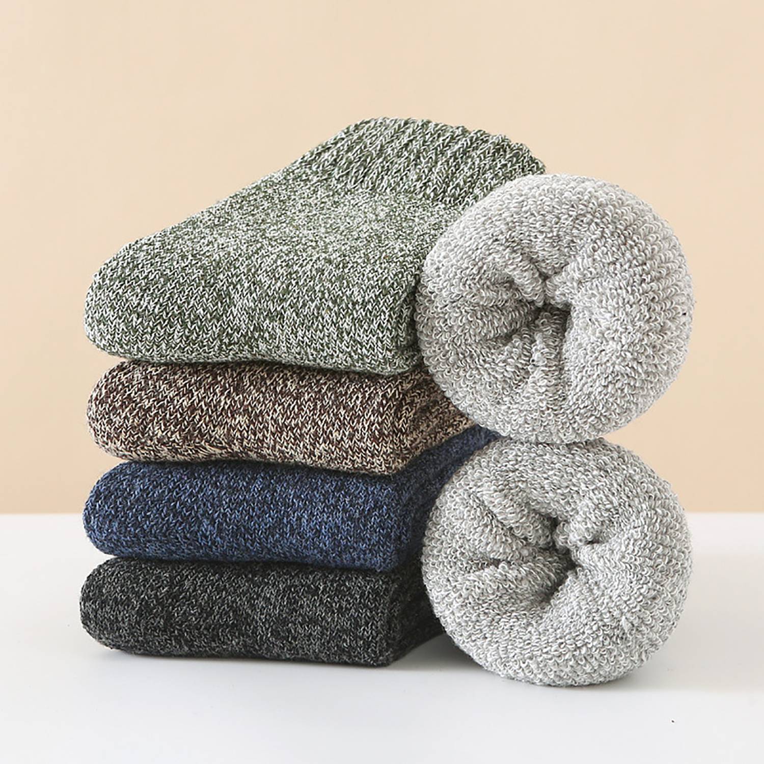 Mens Polyester Thermal Socks 3