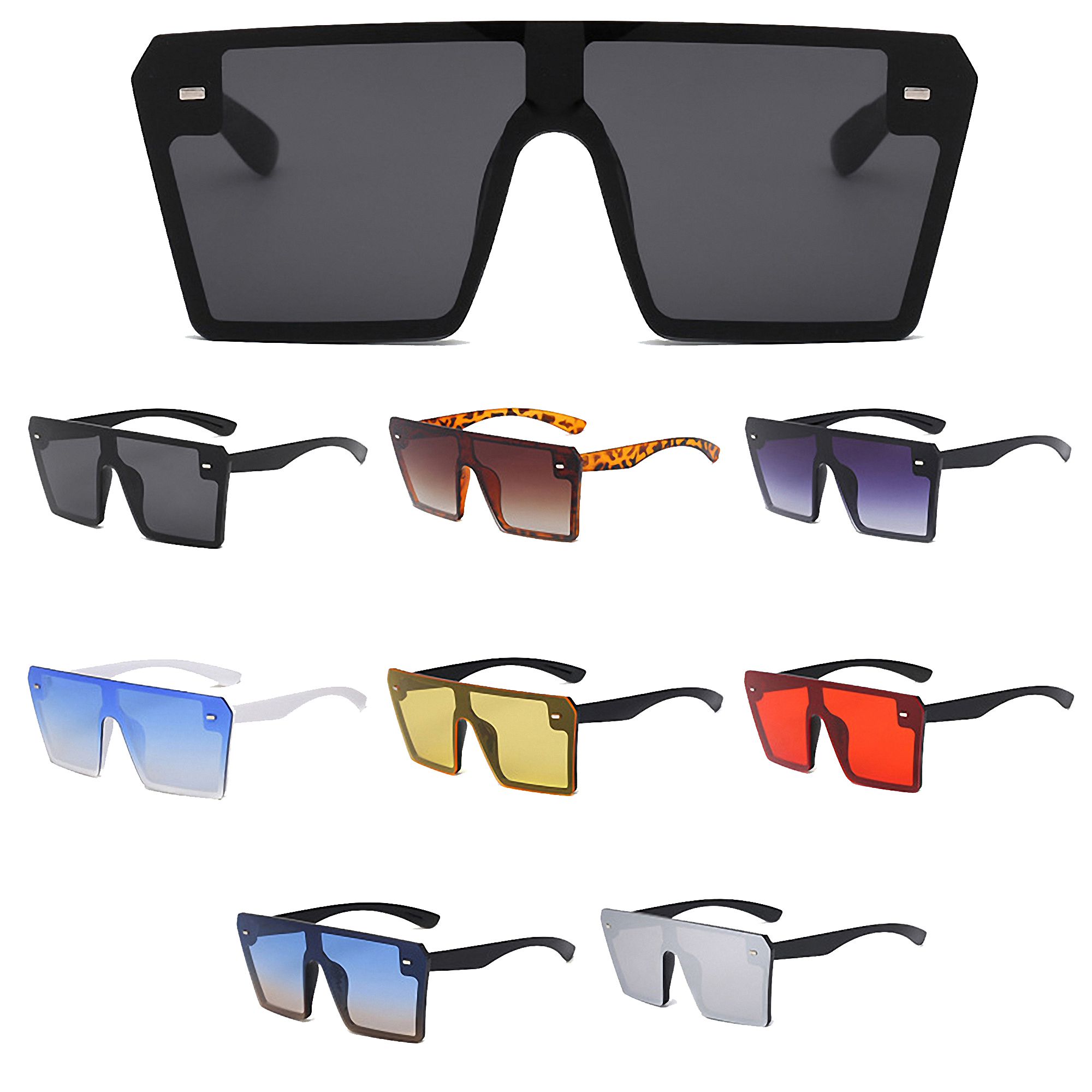 Vintage Retro Checkerboard Sunglasses for Adults