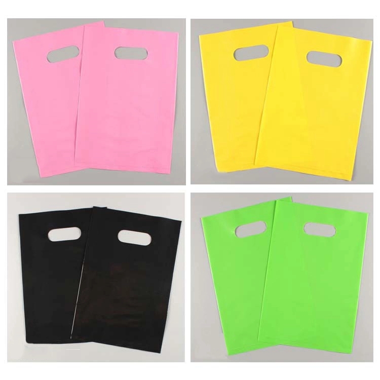 Die Cut Plastic Retail Merchandise Bag 2