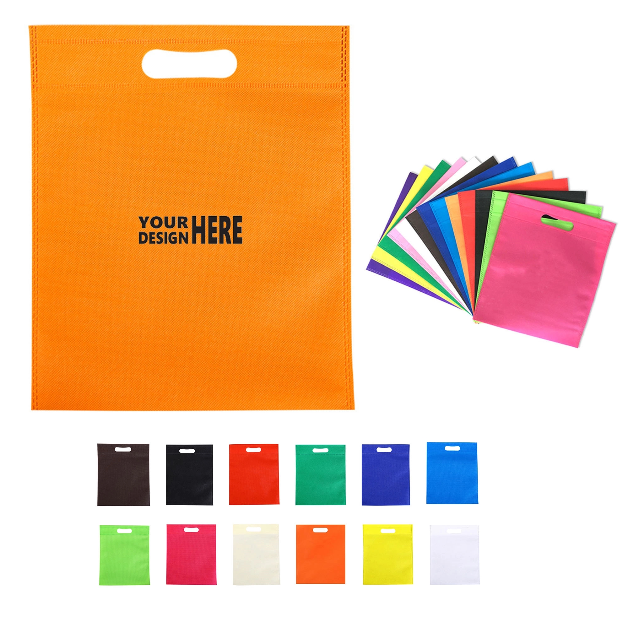 Eco-friendly Non-woven Flat Pocket Shopping Bag 7
