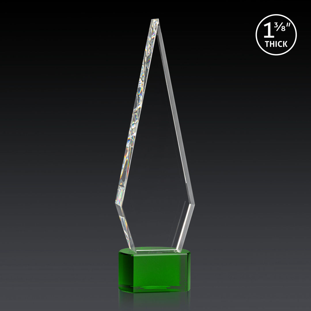 Springfield 3D Award on Paragon Base - Green 7