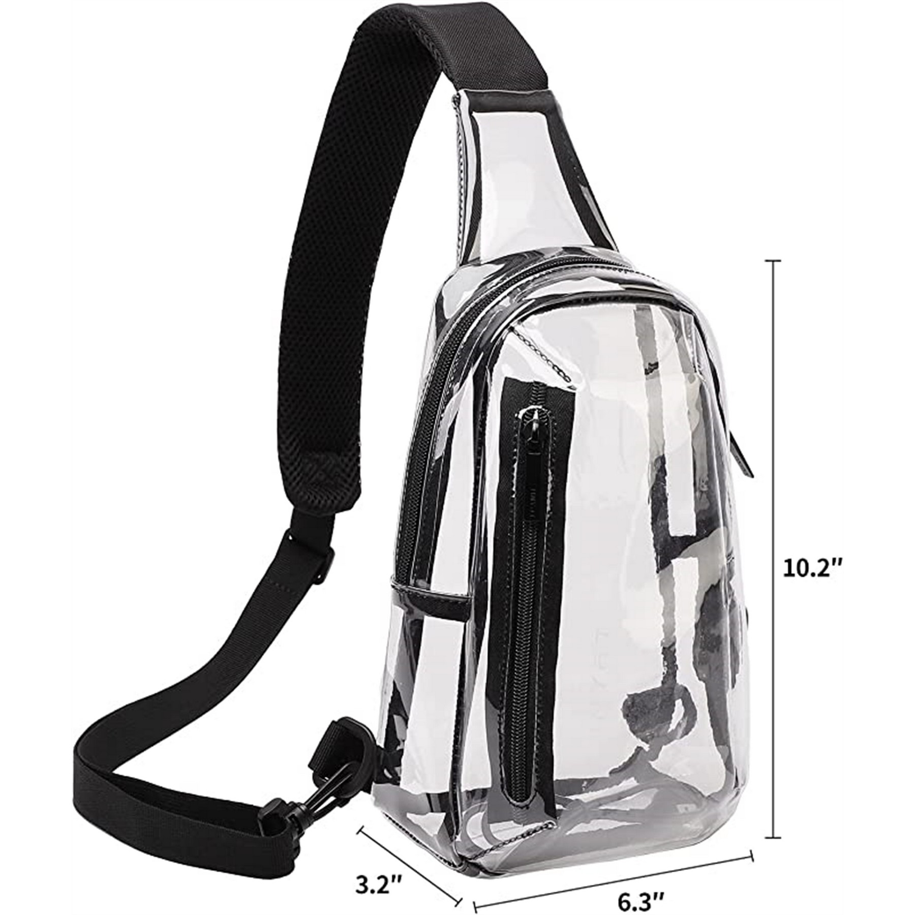 Clear Sling Bag With USB Charging Port 2