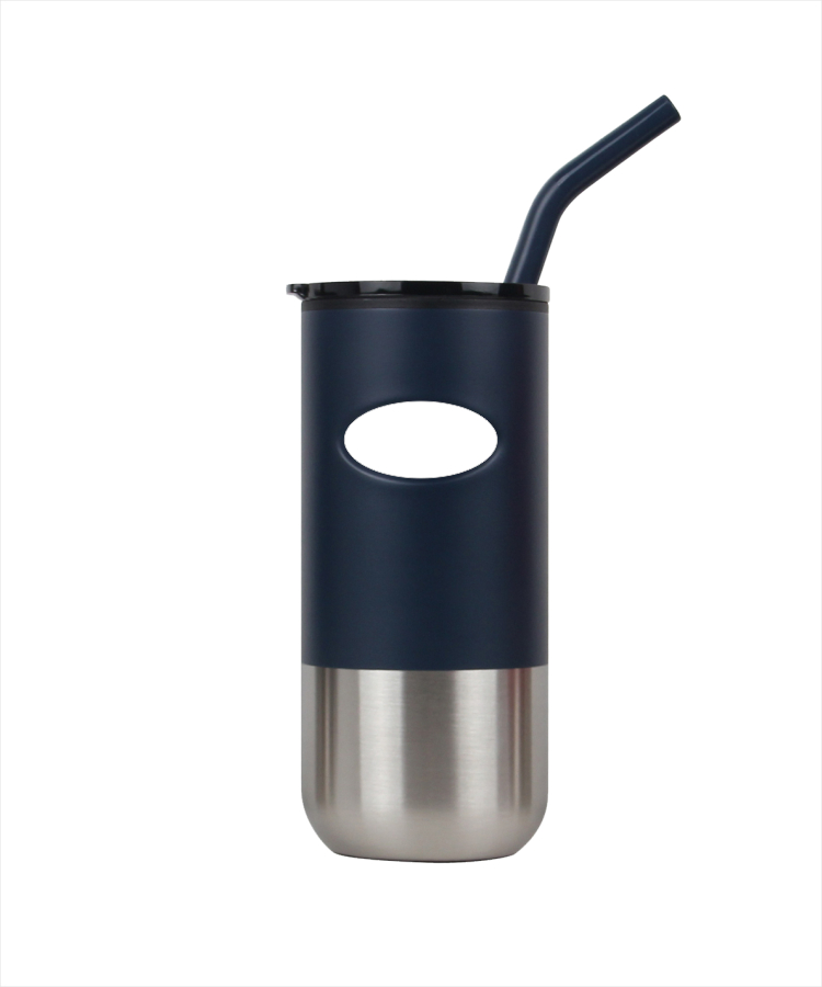Union Printed - 18oz Double-wall Stainless Steel Tumbler (plastic liner) SS Drinking Straw 4