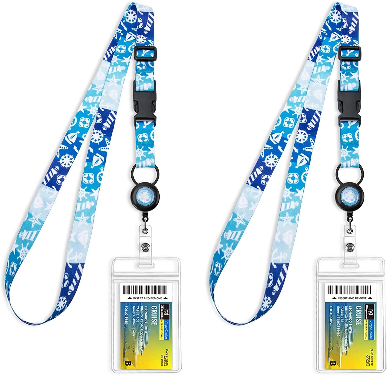 Custom Polyester Nylon Keychain Lanyards 19