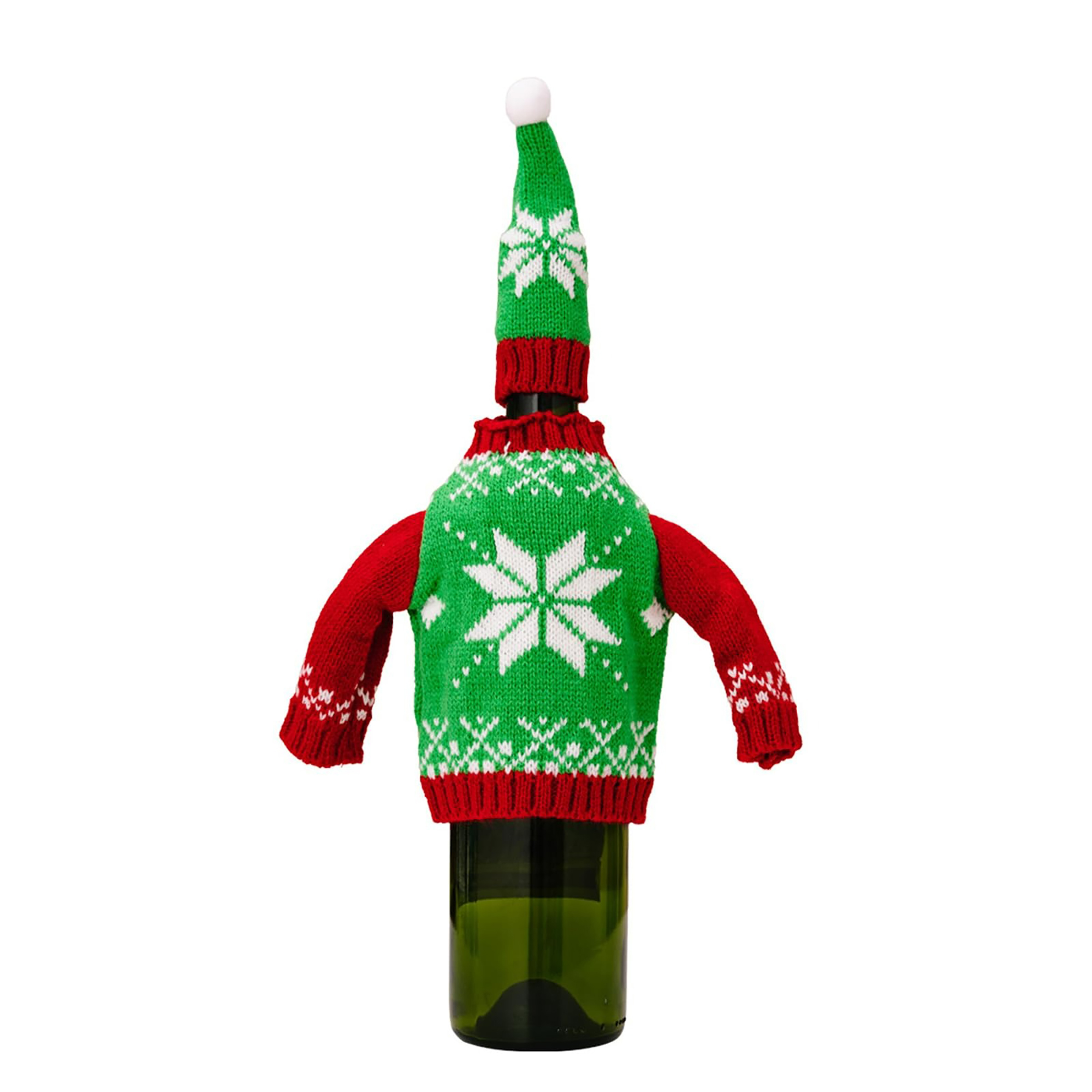 Christmas Wine Bottle Hat Cover 2