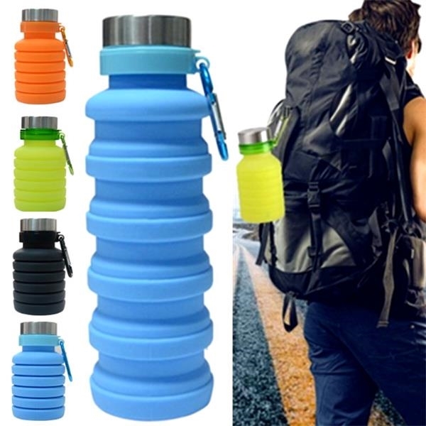 16oz Collapsible Travel Water Bottle 2
