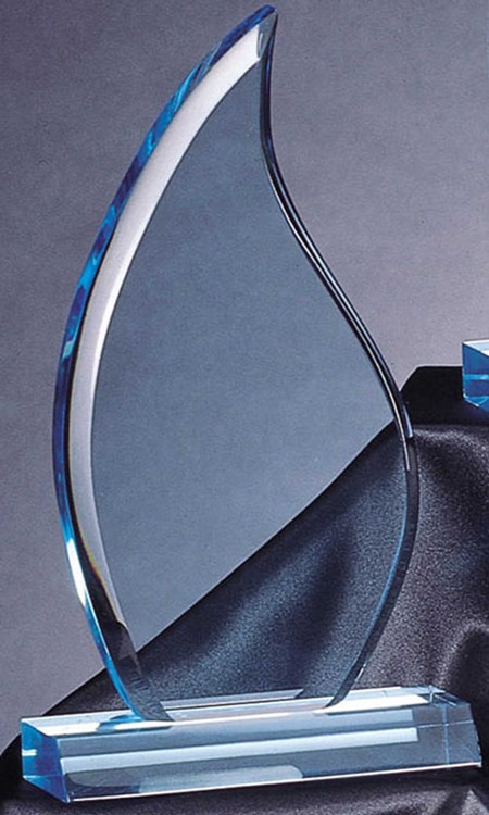 9" Flame Sapphire Acrylic Award 2