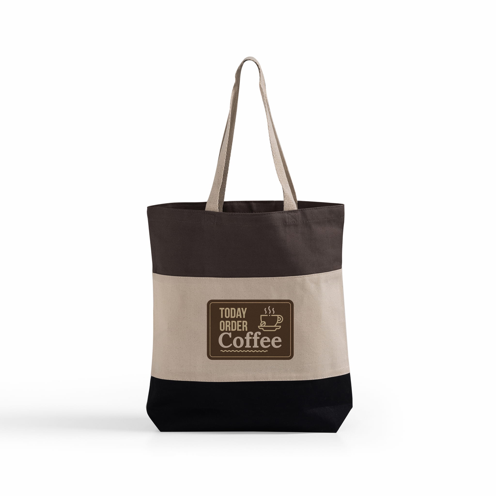 Tri-Color Canvas Tote Bag 15