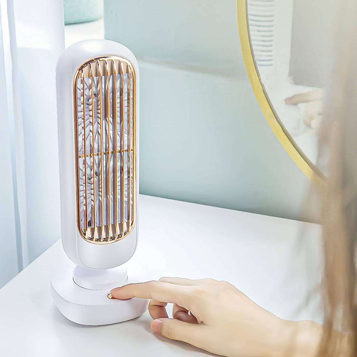 3 Speeds Adjustable Tower Table Fan 4
