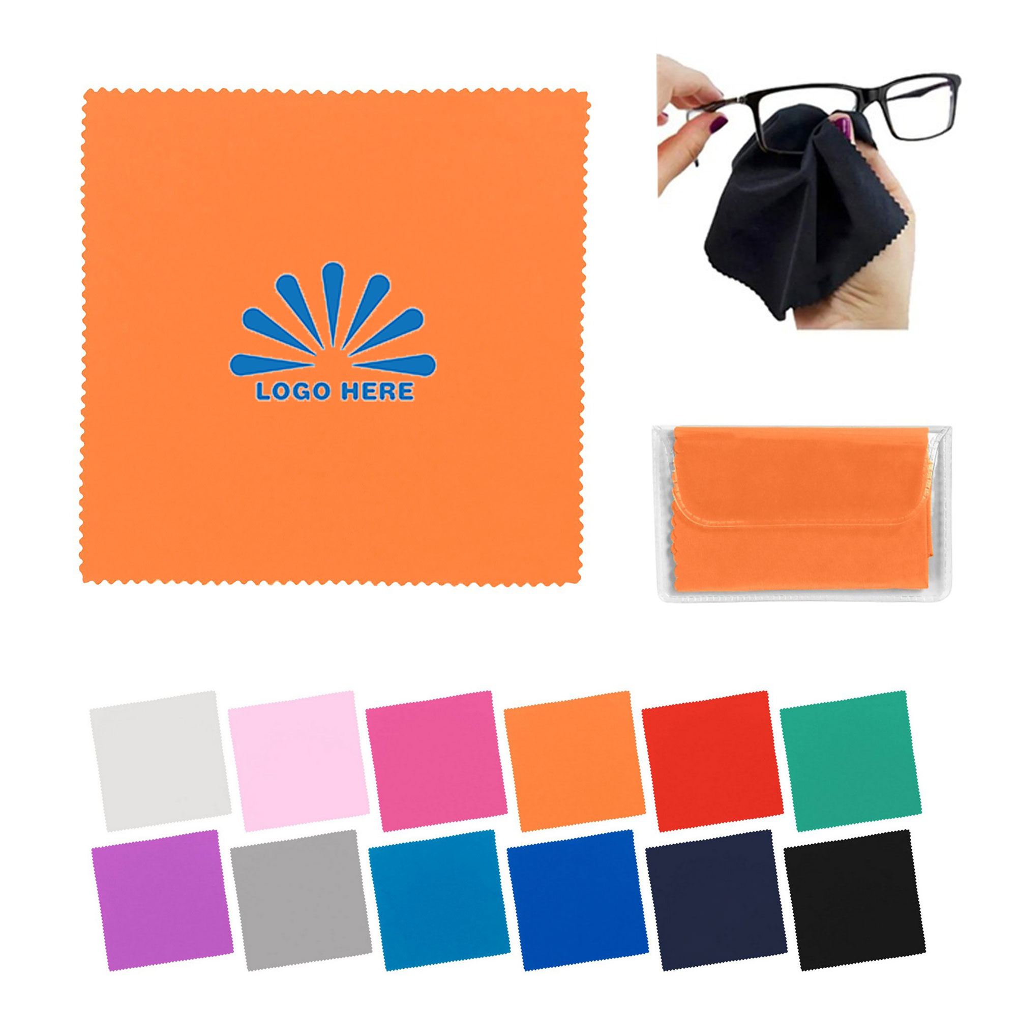 Microfiber Cleaning Cloth With PVC Case 2