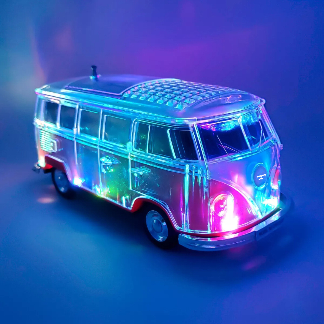 SonicWave Drive Bus-Shaped Bluetooth Speaker 6